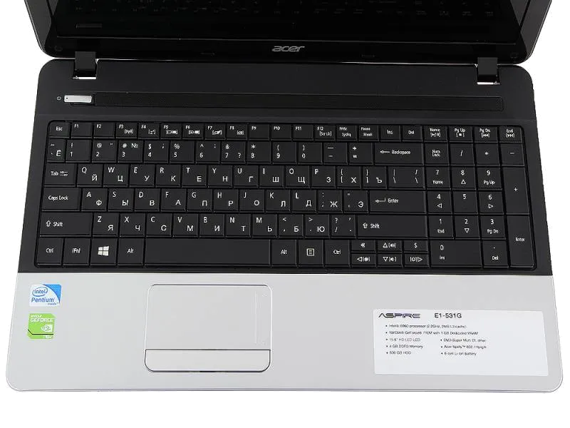 Замена вебкамеры Acer Aspire E1-531