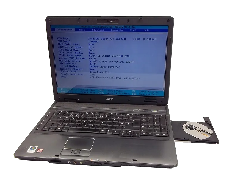 Замена вебкамеры Acer TravelMate 7720